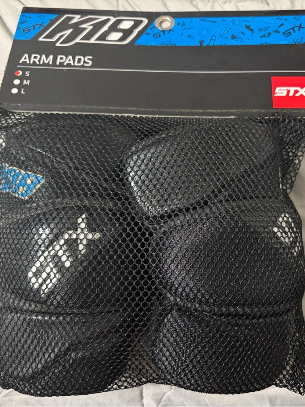 STX K18 Black Men’s Arm Pads